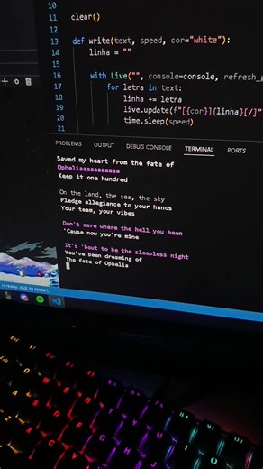 the fate of ophelia - Taylor swift #programming #python #songs #taylorswift