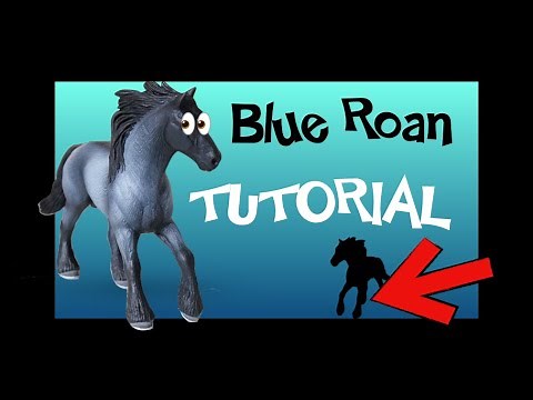 (Schleich) Repaint Tutorial BLUE ROAN - Neue Methode!