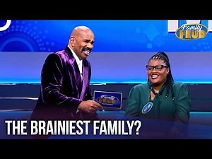This Family is Actually Too Smart for the Game! | Family Feud Classics