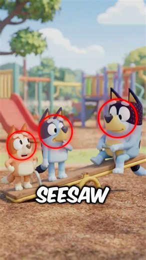 Bluey and Bingo tried everything they could think of to get Dad off their seesaw… 🥶