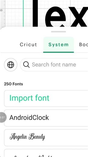 How to Import Custom Fonts (Candle Script) to Cricut Joy | Step-by-Step Guide #shorts