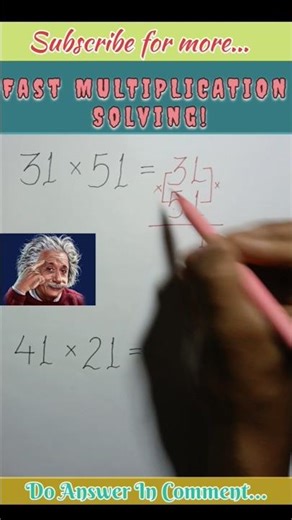 Fast Multiplication Solving #maths #mathstricks #mathshorts #fractions