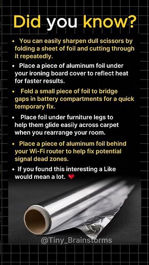 Things You Never Knew Aluminum Foil Could Do