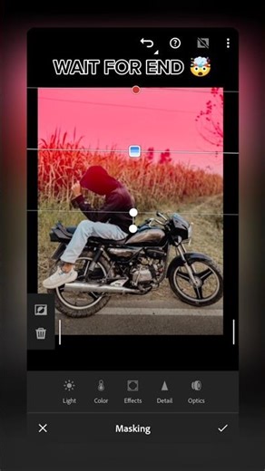 Colour grading in lightroom mobile 🤯 | #dkpicturs #shortsfeed #shorts #tranding