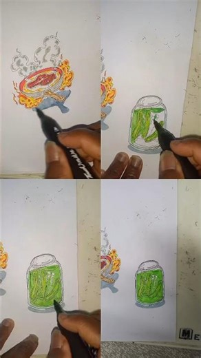 I'm drawing 😳 😔 pickles