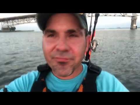 Kayak Fishing Virginia's Gloucester & Yorktown's York River near Coleman Bridge