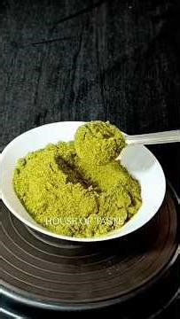 Moringa chutney powder recipe The Best Way to Eat Drumstick Leaves | Moringa 🌿 podi #short #yt