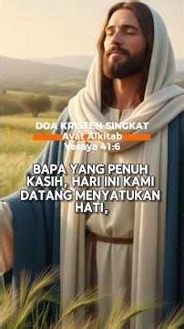 Doa Kristen Singkat - Yesaya 41 ayat 6 #doakristen #doamalam #ayatemasalkitab