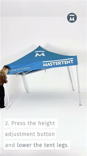Can one person dismantle a professional canopy tent alone? Absolutely!