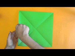 Como hacer una Grulla de Origami Tutorial