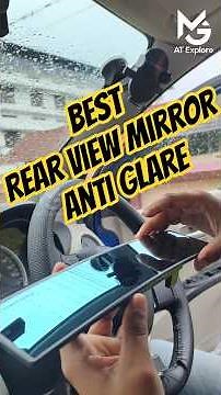 best Anti glare IRVM Rear View mirror Glass for all Vehicle | No more High beam Lights at Night