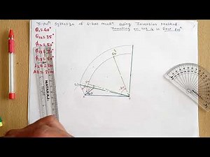 Synthesis of 4 bar Mechanism using Inversion Method