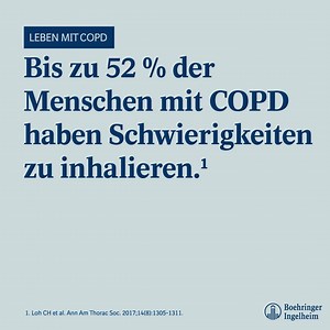 Der Alltag kann für Menschen mit COPD kompliziert sein – die Inhalation sollte es aber nicht sein: Denn die richtige Anwendung des Inhalators ist für den Therapie-Erfolg wichtig. 👉 Sprich mit deinem Arzt oder deiner Ärztin über deine persönlichen Bedürfnisse, damit ihr den passenden Inhalator für dich findet. 💪 | Boehringer Ingelheim