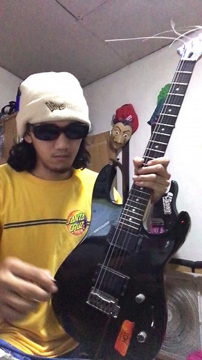 Testing lang: Kaleidescope World #guitartok #electricguitar #jacksonguitars