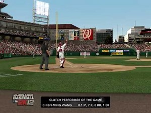 MLB 2K12 Chien-Ming Wang 王建民