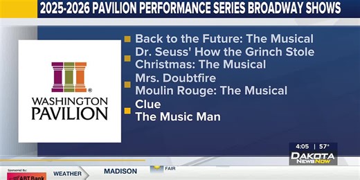 Washington Pavilion announces new lineup of Pavilion Performance Series Broadway shows