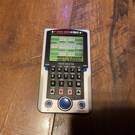 Excalibur Electronics World Series Poker Electronic Handheld Game - Works - Etsy
