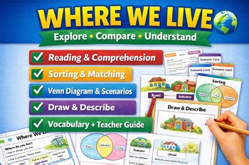 Where We Live Activities | Communities, Geography & Social Studies - SPED