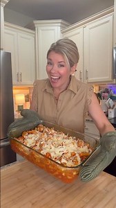 One dish dump and bake meatball pasta casserole