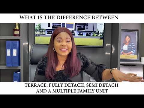 The Difference Between Terrace, Fully detached, Semi-detached, and multiple family units