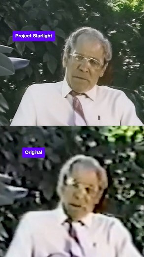 50K views · 161 reactions | Topaz Labs is letting users try out its Project Starlight diffusion AI model for enhancing and upscaling video. We tried it out with some old VHS camcorder footage. #ai #restoration #90s #vhs #homemovies | The Verge | Facebook