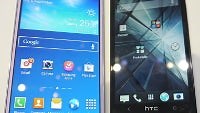 Samsung Galaxy Note 3 vs HTC One: first look