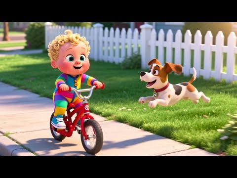 Busy Street Adventure 🚌🚗🐶 | Learn Vehicles, Animals & Fun for Kids | Preschool Educational Video