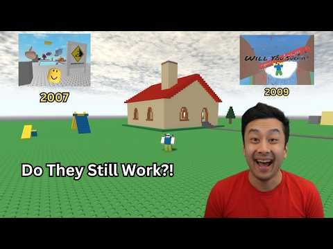 I Tested Old Roblox Games... Do They Still Work?