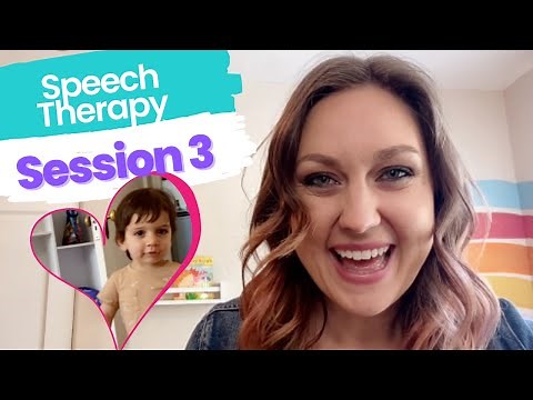Actual Speech Therapy Session | 17 month old | Session 3