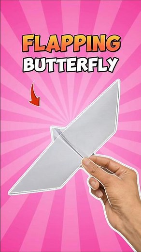 how to make 🦋 flapping paper butterfly that flies | origami tutorial for beginners