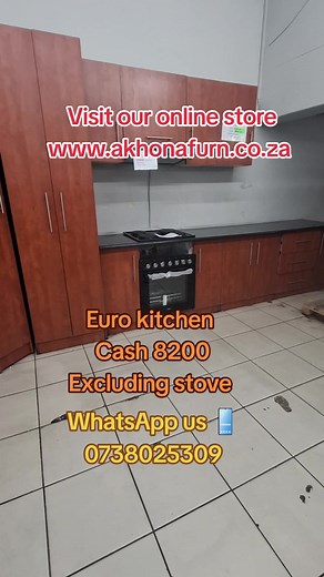Affordable Euro Kitchen Units at Akhona Furnishers Johannesburg