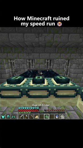 how minecraft ruined my speed run #usa