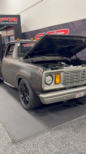 Hellcat Swapped Dodge D100 at The 2025 SEMA Show #sickcarsandtrucks #fblifestyle #sema | SICK Slammed Trucks