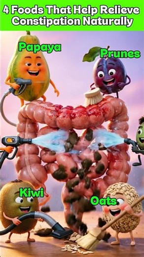 4 Best Foods for Constipation Relief (Papaya, Prunes, Kiwi, Oats)| Senior Fit Nation