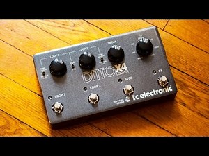 TC Electronic Ditto X4 Looper Features and Demo - Ambient Guitar Gear Review