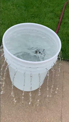 DIY fish fillet washing bucket