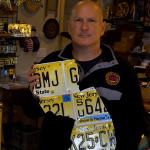 271K views · 1.4K reactions | This N.J. artist creates art from old, unused license plates. How great are these plates? | NJ.com | Facebook