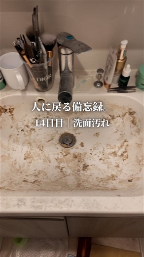 スイ on Instagram: "キッチン、お風呂で手を洗うのを辞めます。 前回結構聞かれたので何を使ってるか先に長文書きます。 ・中性洗剤（お風呂用、食器用でも良いです） →皮脂・石鹸カスを落とす・浮かす→酸性剤が浸透しやすくなる。 ・クエン酸＋キッチンペーパーラップ →水垢、くもり除去 ・重曹＋中性洗剤（混ぜない、重ねる） →スポンジに中性洗剤、洗面に重曹※コーティングタイプはこすりすぎ注意。 ・排水溝、ぬめり、黒ずみ（くすみ） →酸素系漂白剤（粉） 持ってないのでやってませんが、排水管内を掃除する場合、バブルーンとかではなく、ピーピースルーFという髪の毛含む汚れを直接溶かすタイプを使うのがおすすめです。 です。 塩素系（ハイター､カビキラー辺り）は混ぜると危ないです。 SNSでよく見かけるシュワーみたいな クエン酸×重曹は中和反応でむしろ効果が落ちるのでやってません。 ※例外として 細かい凹凸、隙間汚れを浮かしたい 素材の歓迎で酸・アルカリを強く当てたくないなら↑も選択肢としてアリです。 #汚部屋 #一人暮らし #掃除 #生活再生"