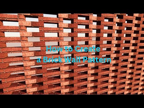 Revit Tutorial: How to Create a Brick Wall Pattern