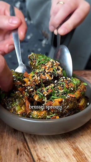 Crispy Sriracha Honey Brussels Sprouts Recipe