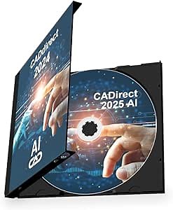 CADirect 2025 - AutoCAD Compatible CAD System powered by OpenAI and IntelliCAD, Perpetual license