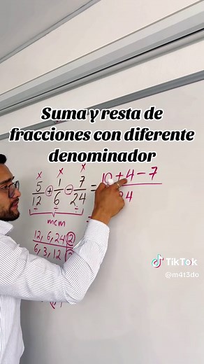 Suma y Resta de Fracciones con Diferente Denominador
