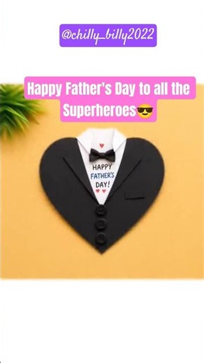 Easy & Beautiful Father’s Day Card 💙 | DIY Gift Idea | How to Make Father’s Day Card #fathersdaycard