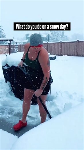 Megan married Meagan on Instagram: "Snow day #wlw #colorado"