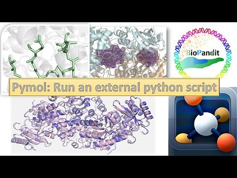 How to run a Python script in Pymol