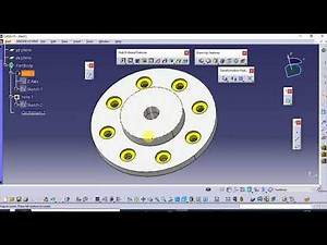 Circular Pattern Example in CATIA