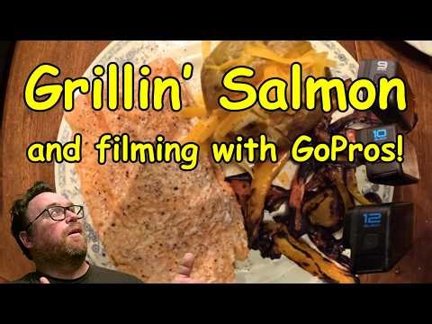 Salmon, Peppers, and a "Grill Fail" in 5.3K Ultra-HD! 🎥🔥
