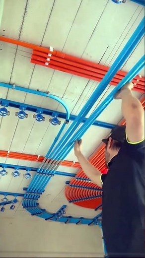 The Process Of Installing Pvc Wire Pipes By Plumbers