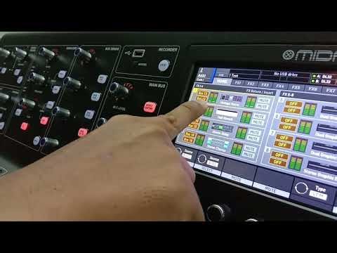 HOW TO SET THE MIDAS M32 AUDIO MIXER EFFECTS, QUICKLY, EASY, WITHOUT ANY HASSLE