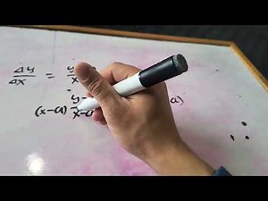 Introduction to point slope form. (Algebra 1)